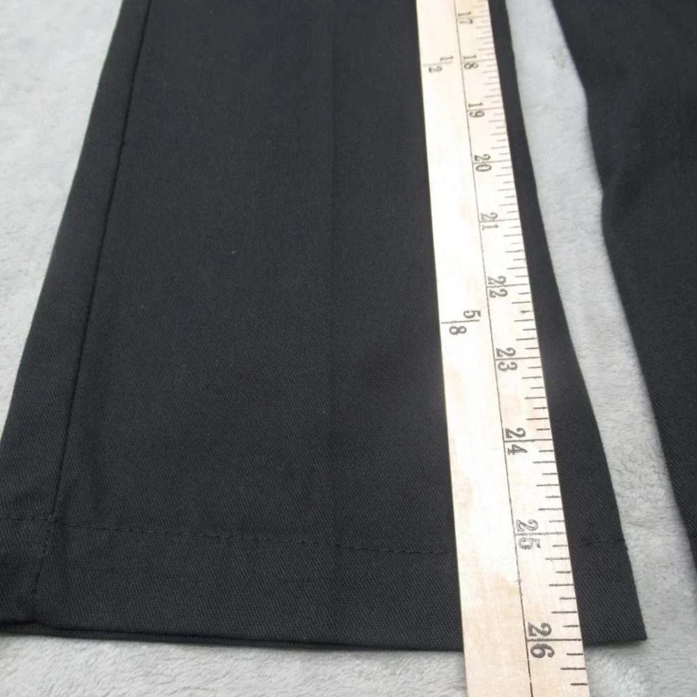 Dickies Pants Boys 12‎ Black Flex Slim Straight Flat Front Khaki Zip 26x26 NEW